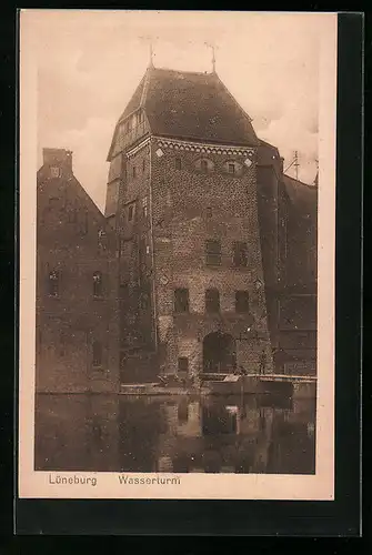 AK Lüneburg, Ansicht vom Wasserturm