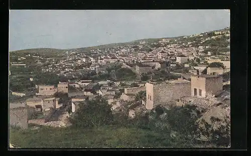 AK Nazareth, Teilansicht der Stadt