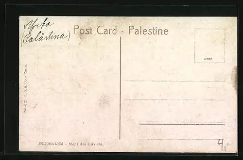 AK Jerusalem, Mount of Olives