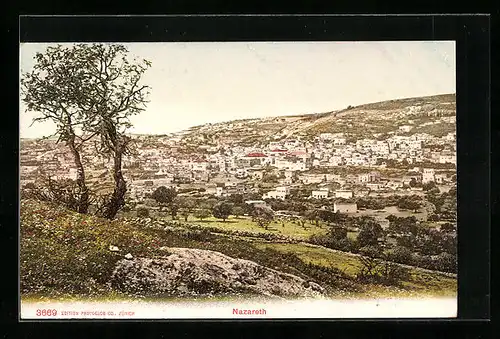 AK Nazareth, Panorama der Stadt