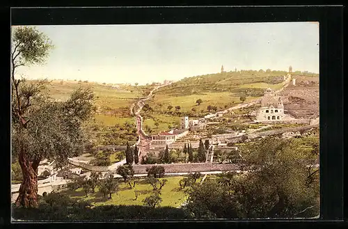 AK Jerusalem, Mont des Oliviers et Gethsemani