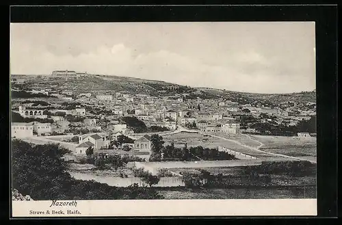 AK Nazareth, Gesamtansicht mit Umgebung