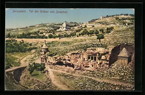 AK Jerusalem, Tal der Gräber von Josaphat
