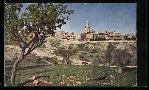 AK Jerusalem, Zionsberg, deutscher Mariendom