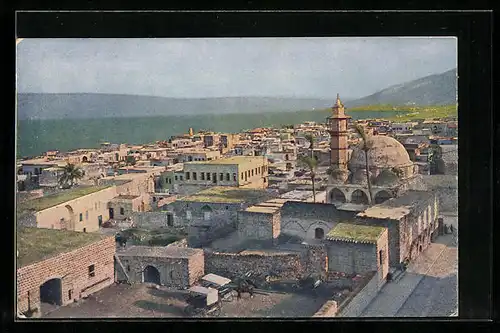 AK Tiberias, Teilansicht des Ortes