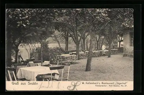 AK Seddin, W. Kaltenbach`s Restaurant Jägerhof