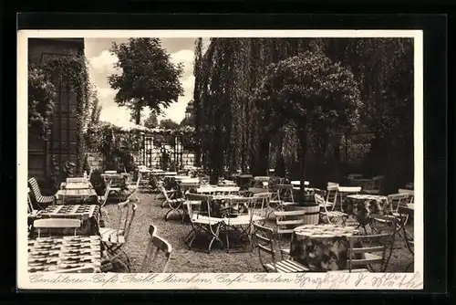 AK München-Neuhausen, Conditorei-Cafe Gröbl