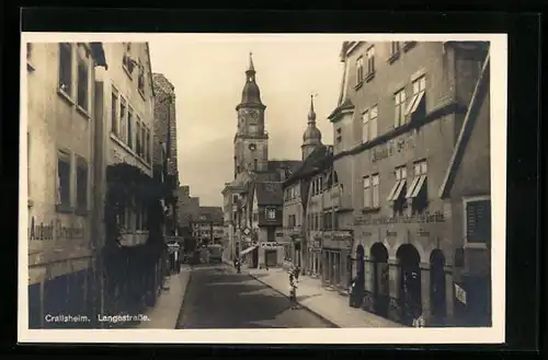 AK Crailsheim, Partie in der Langestrasse