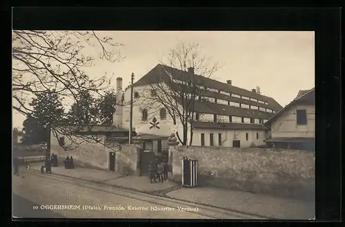 AK Oggersheim, Französ. Kaserne, Quartier Verdun