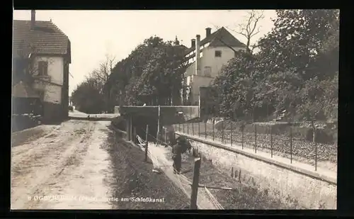 AK Oggersheim, Partie am Schlosskanal