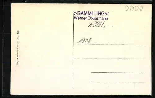 AK Hamburg-Rotherbaum, Partie der Moorweidenstrasse