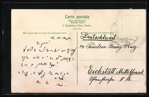 AK Aden, Steamer Point, E. G. Hospital