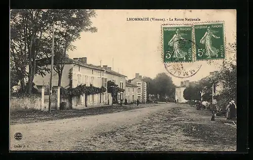 AK Lhommaizé, La Route nationale