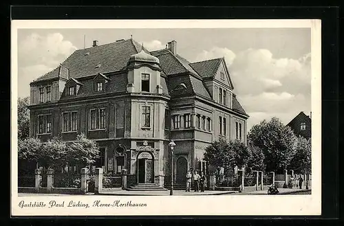 AK Herne-Horsthausen, Gasthaus Paul Lücking, Scharnhorststrasse 31