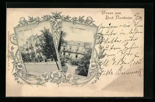 AK Bad Nauheim, Villa Bismarck, Villa Horstmann