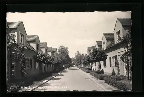 AK Berlin-Siemensstadt, Blick in die Rapsstrasse