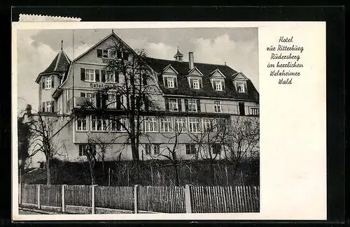 AK Rudersberg, Hotel zur Ritterburg