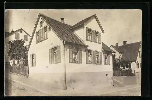 AK Lindach, Blick auf Wohnhaus