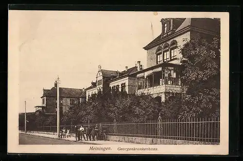 AK Meiningen, Blick auf Georgenkrankenhaus