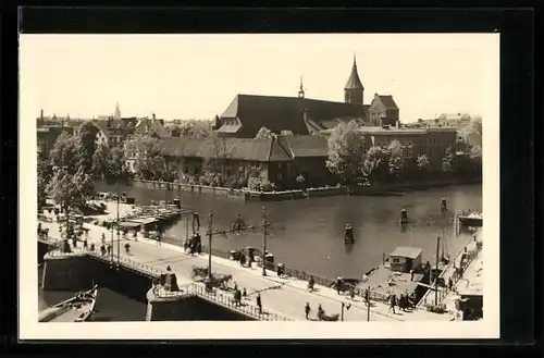 AK Königsberg, Blick auf Dominsel