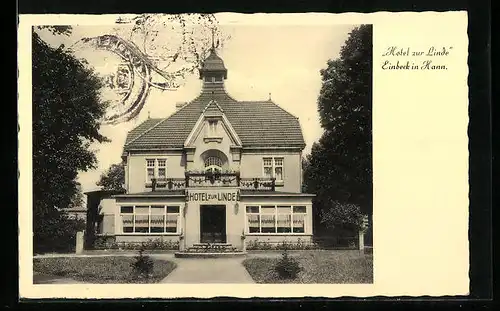 AK Einbeck i. Hann., Hotel zur Linde