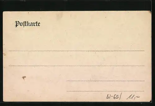 AK Mainz, Partie an der Fischtorstrasse