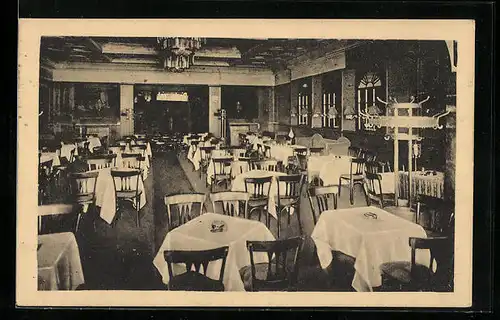 AK Hannover, Cafe-Restaurant Rheinischer Hof, Ecke Ernst-August-Platz und Bahnhofstr.