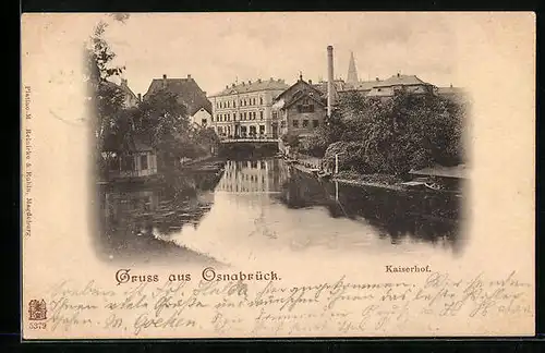 AK Osnabrück, Blick zum Kaiserhof