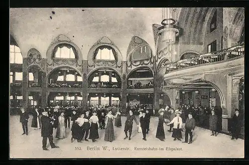 AK Berlin-Schöneberg, Kunsteisbahn im Eispalast, Lutherstr.