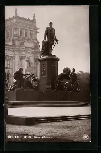 Foto-AK NPG Nr. 24: Berlin, Bismarck-Denkmal