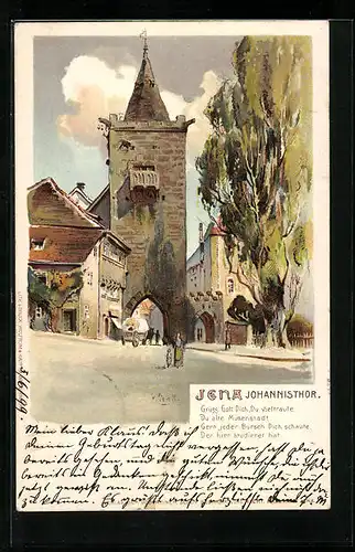 Lithographie Jena, Johannistor