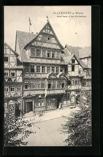 AK Allendorf a. Werra, Altes Haus in der Kirchstrasse