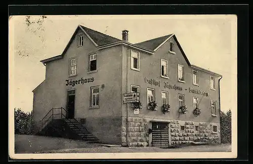 AK Crailsheim-Altenmünster, Gasthof zum Jägerhaus, Gebäudeansicht