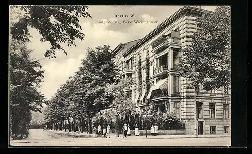 AK Berlin-Tiergarten, Landgrafenstrasse, Ecke Wichmannstrasse