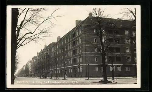 Foto-AK Berlin-Wilmersdorf, Detmolderstrasse Ecke Koblenzerstrasse