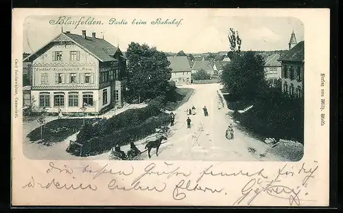 AK Blaufelden, Partie beim Bahnhof