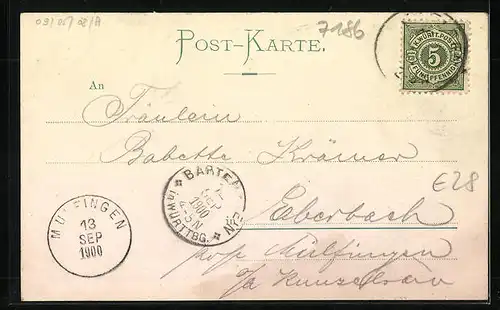 AK Blaufelden, Partie beim Bahnhof