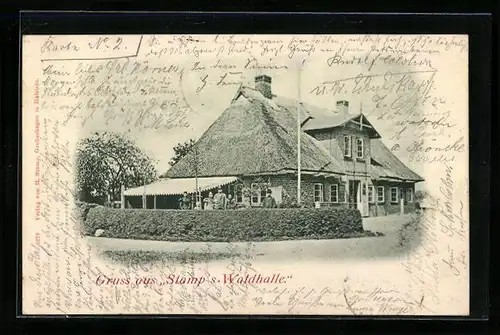 AK Dahme, Gasthaus Stamp`s Waldhalle