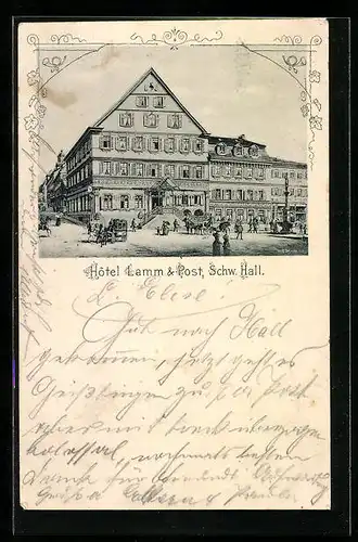 AK Schw. Hall, Hotel Lamm & Post