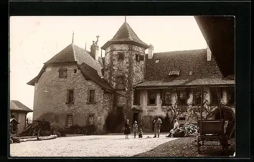 AK Duillier, Ansicht eines Gutshofes