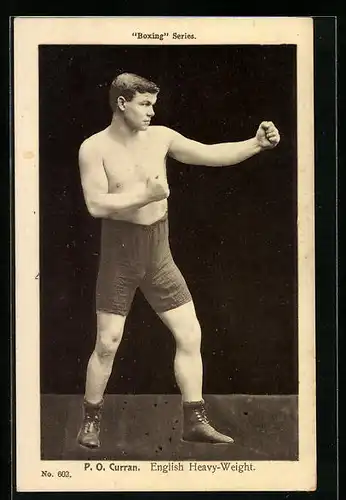 AK P. O. Curran, English Heavy-Weight, Boxen