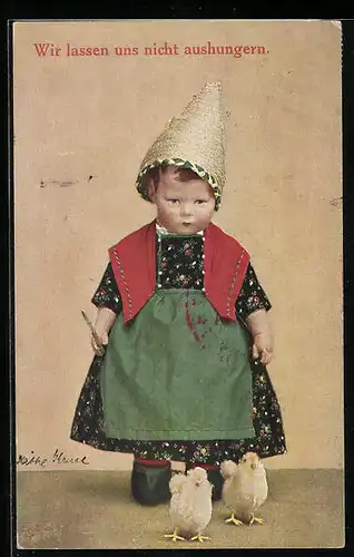 AK Käthe Kruse-Puppe lässt sich nicht aushungern
