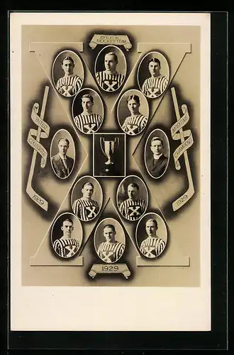 AK St. F. X. Hockeyteam, Inter Collegiate Maritime Champions 1929