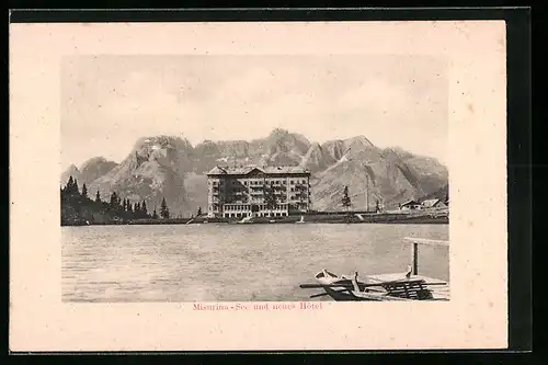 AK Misurina, Misurina-See und neues Hotel