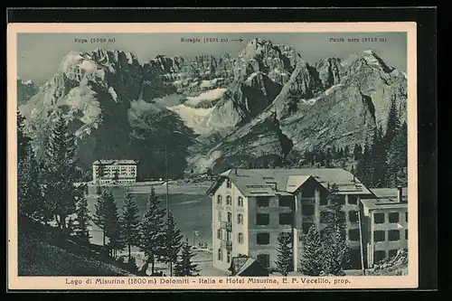 AK Misurina, Lago di Misurina e Hotel Misurina