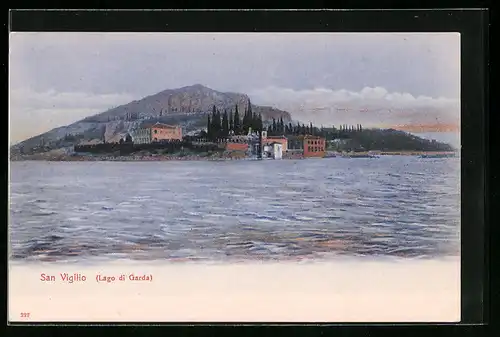 AK San Vigilio /Lago di Garda, Insel im Gardasee