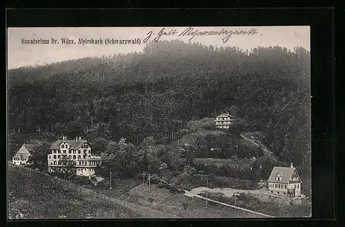 AK Alpirsbach (Schwarzwald), Sanatorium Dr. Würz