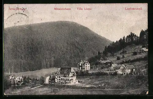 AK Liebenzell, Schleyerburg, Missionshaus, Villa Lioba