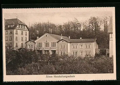 AK Gunzenhausen (Bayern), Diakonissen-Mutterhaus Hensoltshöhe, II. Haushaltungsschule, Ältere Haushaltungsschule