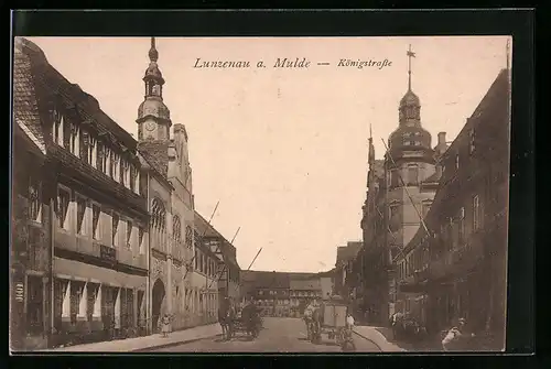 AK Lunzenau a. Mulde, Königstrasse